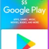 Buy 5 Dollar Google Play Card