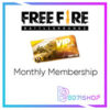 monthly membership free fire