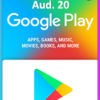 Google Play Gift Voucher 20 AUD