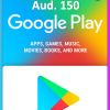 Google Play Gift Voucher 150 AUD