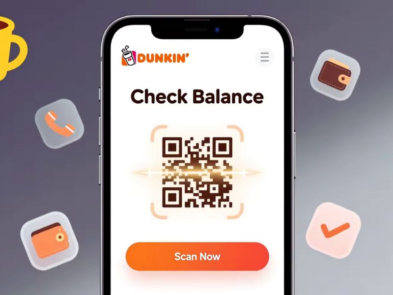 Check Balance Using the Dunkin’ Mobile App
